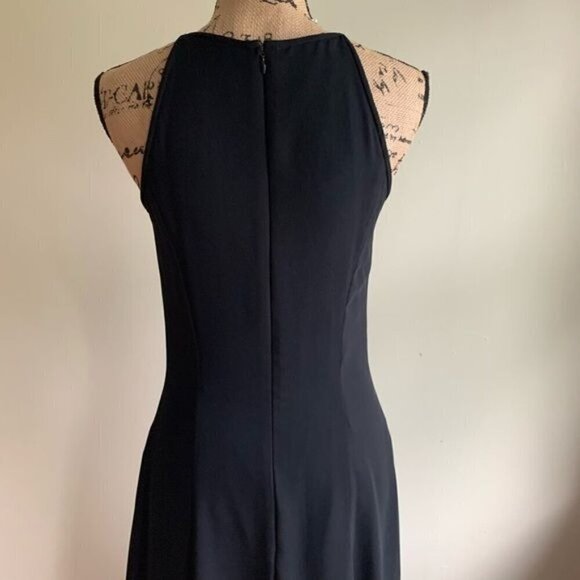 Scott McClintock black maxi dress size 8 sleeveless - Picture 6 of 12